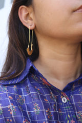 Sleek Bag Long Earrings