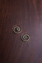 Marble Spiral Earrings