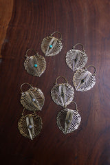 Leaf Line Bali Earrings