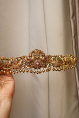 Peacock Haathi Ruby Green Belt