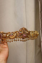 Peacock Haathi Ruby Green Belt