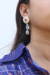 Kundan Rustic Earrings