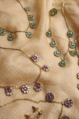 Victorian Leaves Drop Necklace Set