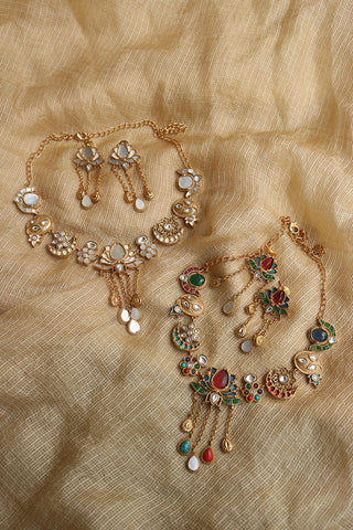 Lotus Chaand Necklace
