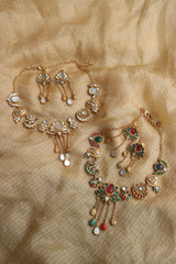 Lotus Chaand Necklace