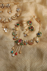 Lotus Chaand Necklace