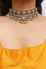 Victorian White Choker Set
