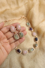 Earthy Stones Close Neck set