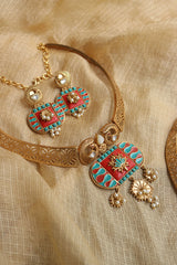 Coral Lotus Hasli Set
