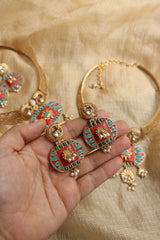 Coral Lotus Hasli Set