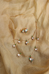 Two Layer Multi Lotus Necklace