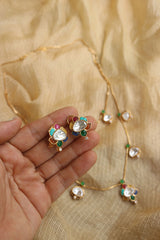 Two Layer Multi Lotus Necklace