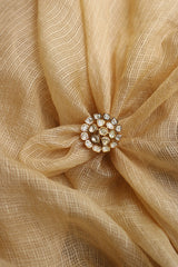 Polki circle Petal Ring