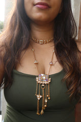 Lilac Long Chain Set