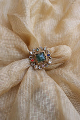 Sage Square Finger Ring