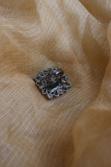 Sage Square Finger Ring