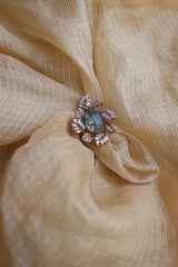 Leaves Green Finger Ring