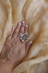Leaves Green Finger Ring