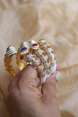 AD White Enamel Tilak Kada