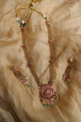 Jadau Heritage Lotus Long Set