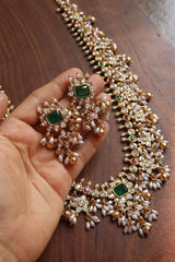 Kundan Circles Long Guttapusalu Set