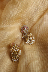 Ruby AD Moon Jhumkas