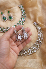 AD Sparkle stones Necklace set