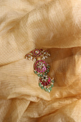 Kundan Jadau Flower Hair Jada