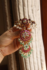 Kundan Jadau Flower Hair Jada