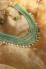 Multilayer Beaded Little Drops Necklace