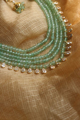 Multilayer Beaded Little Drops Necklace