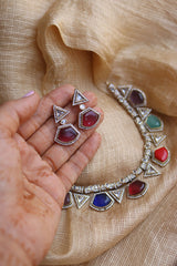 Victorian multi Stones Set