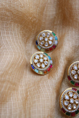 Moissanite Flower Studs