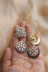 Moissanite Flower Studs