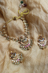 Blue Enamel Chaand Set