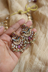 Blue Enamel Chaand Set