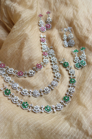 Delicate Pearl Flower AD set
