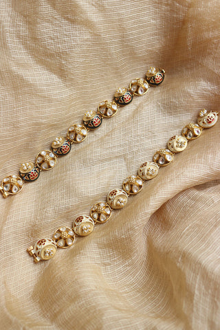 Meenakari Kundan Bracelet