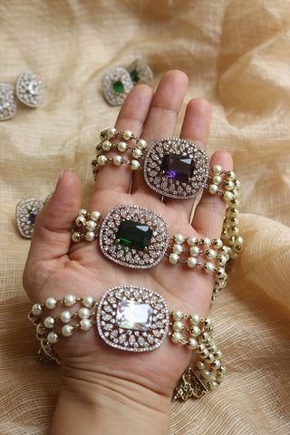 AD Victorian Rectangle Choker Set