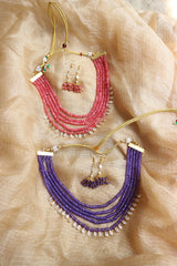 Multilayer Beaded Little Drops Necklace
