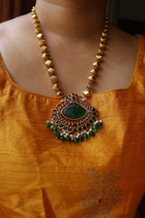 Peacock Pendant Maala Set
