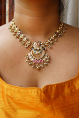 Blue Enamel Chaand Set