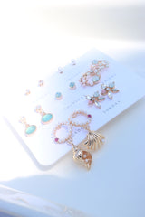 Shell Earrings Set