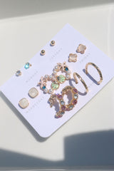 Starfish Earrings Set
