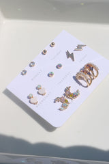 Moon Earrings Set