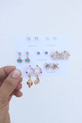 Shell Earrings Set