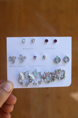 Butterfly Earrings Set