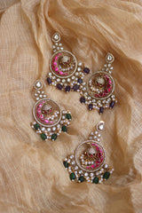 Victorian Chaand Jhumka Earrings