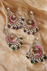 Victorian Chaand Jhumka Earrings
