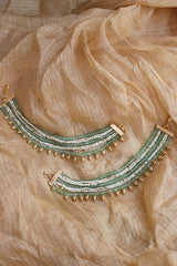 Green Leaf Ear chain